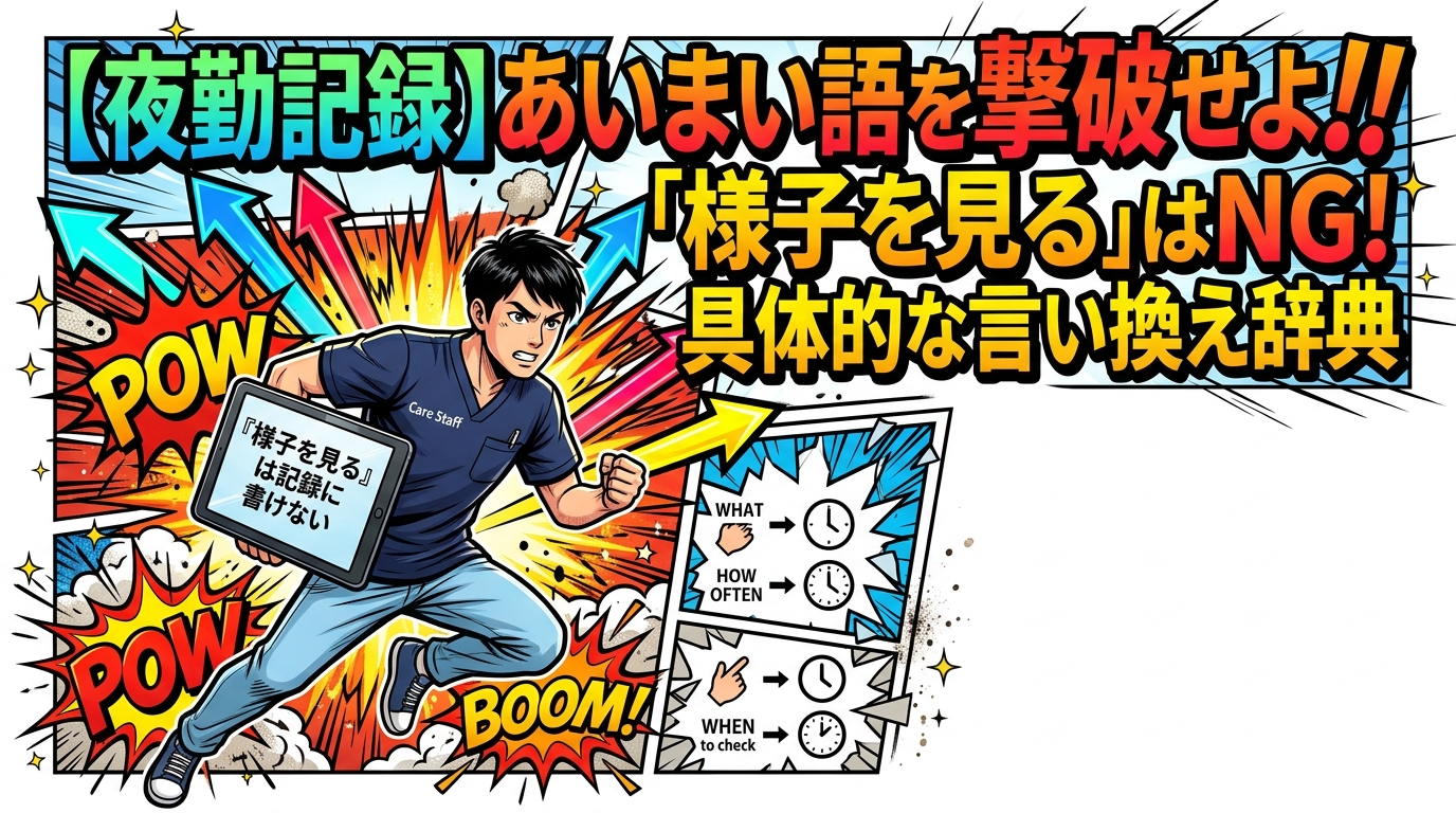 「様子を見る」は記録に書けない あいまい語の言い換え辞典
