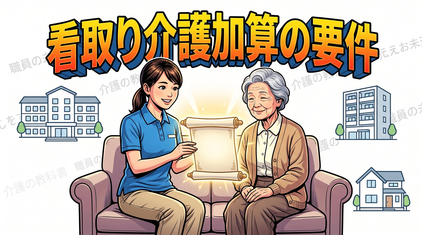 看取り介護加算とは？単位数・算定要件を現役施設ケアマネが早見表で解説