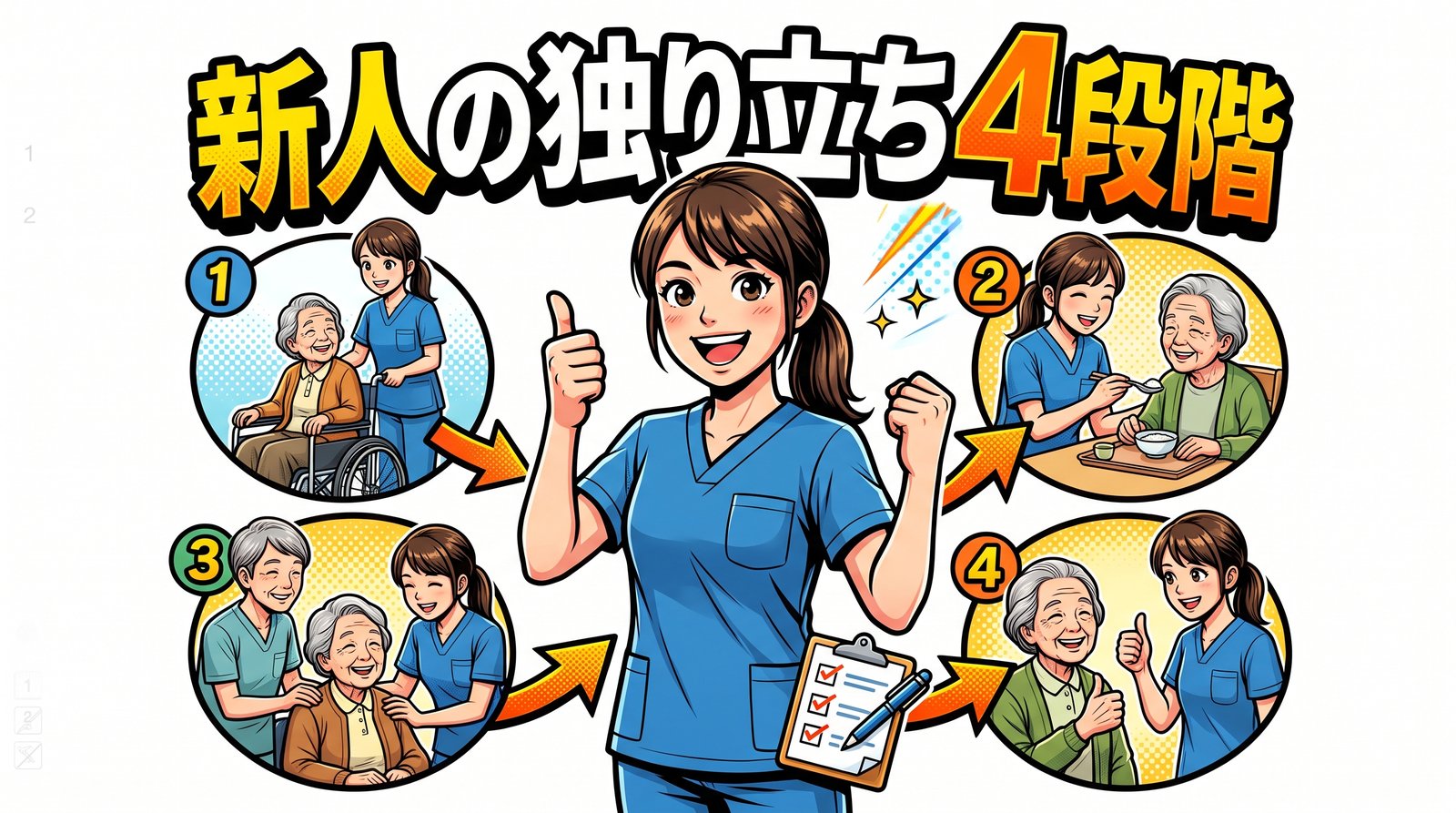 新人の独り立ちはいつ？シフトで決めない4段階の昇段条件