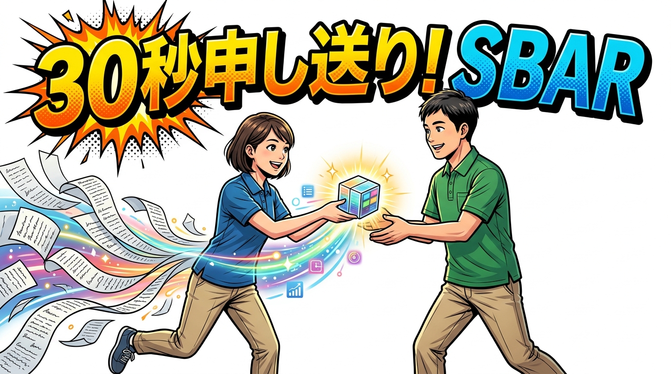 申し送りの書き方｜介護のSBAR例文12と30秒で話す型