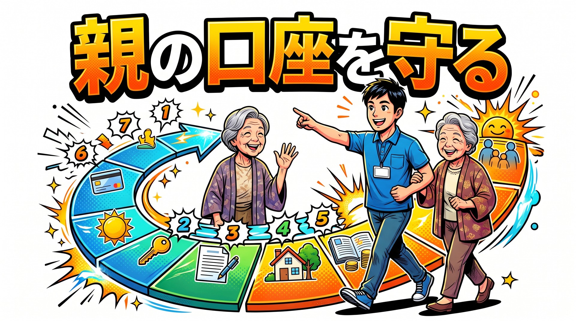 親の口座凍結を防ぐ｜認知症になる前にやること7手順と費用比較