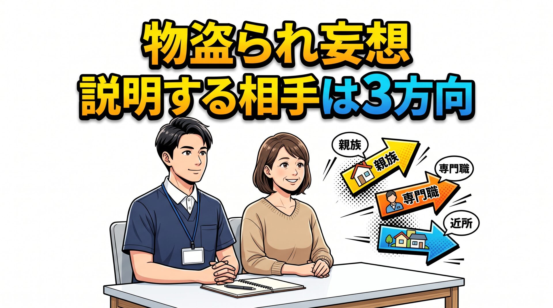 物盗られ妄想で家族が疑われた時の説明5手順｜文例12本
